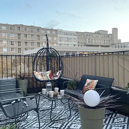 Bienvenue Au Chillou - Parking - Terrasse شقة لو هافر